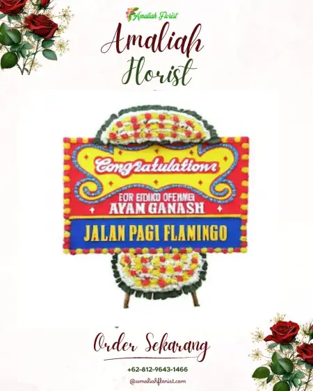 Sewa Papan Bunga Gedung Serbaguna Islamic Center Bekasi